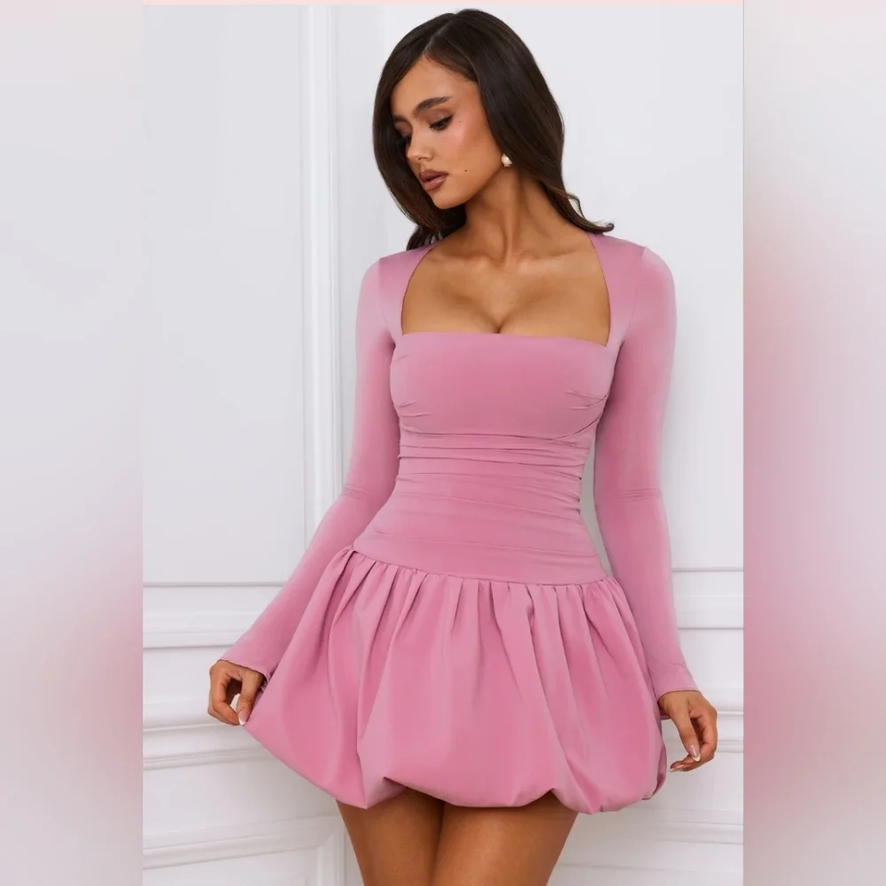 Oh Polly | Dresses | Viola Longsleeve Bubble Hem Mini Dress In Mauvebyoh Polly Size 2 | Poshmark Oh Polly | Dresses | Viola Longsleeve Bubble Hem Mini Dress In Mauvebyoh Polly Size 2 | Poshmark